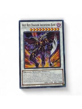 Hot Red Dragon Archfiend Bane 1st Edition Common Structure Deck: The Crimson Kin